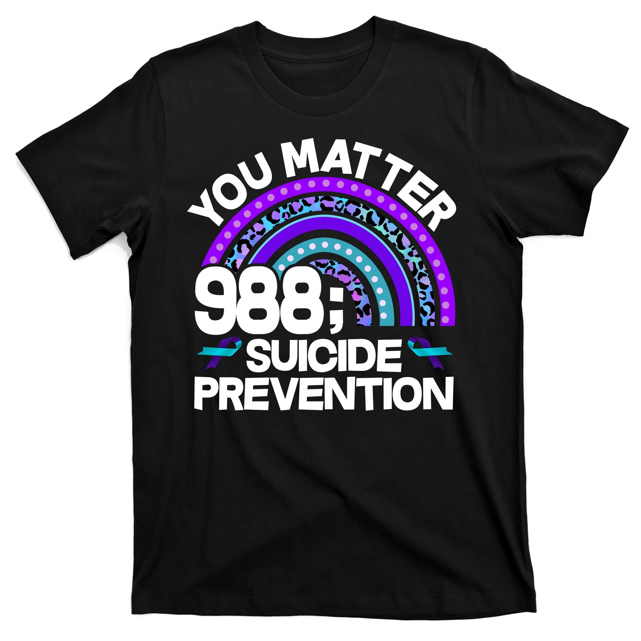 You Matter 988 Semicolon Suicide Prevention T-Shirt
