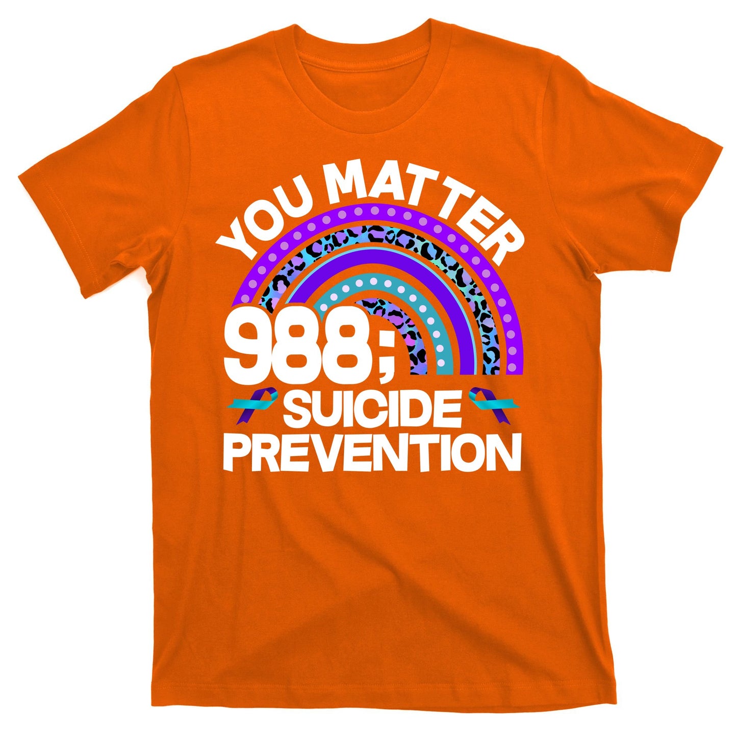 You Matter 988 Semicolon Suicide Prevention T-Shirt
