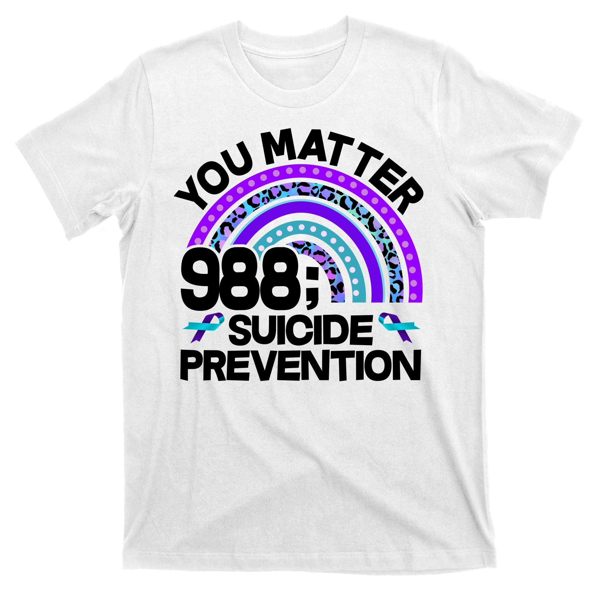 You Matter 988 Semicolon Suicide Prevention T-Shirt