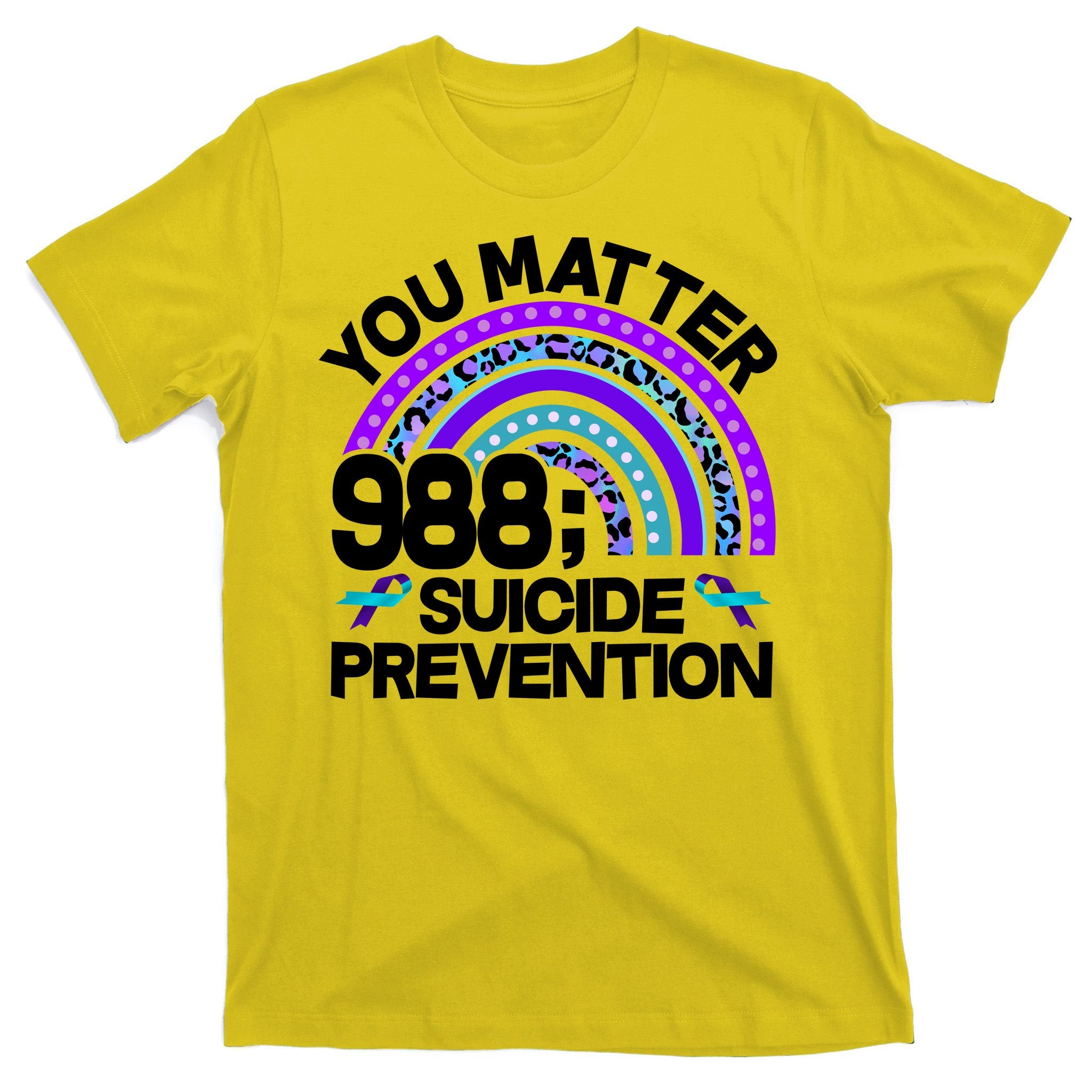 You Matter 988 Semicolon Suicide Prevention T-Shirt
