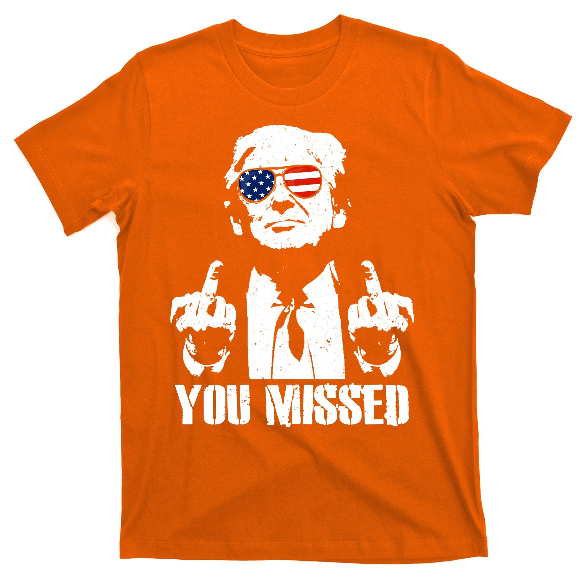 You Missed Finger Trump 2024 Take America Back Pennsylvania Rally T-Shirt