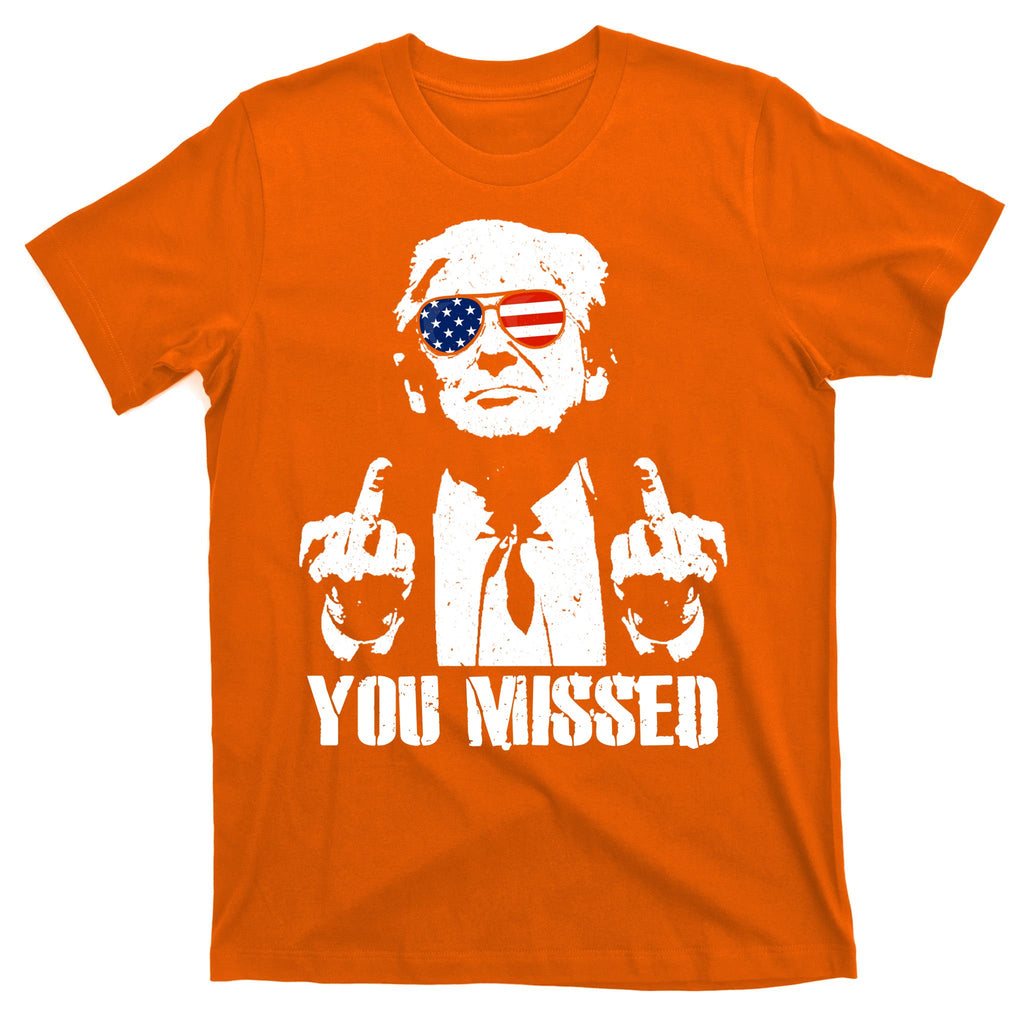 You Missed Finger Trump 2024 Take America Back Pennsylvania Rally T-Shirt