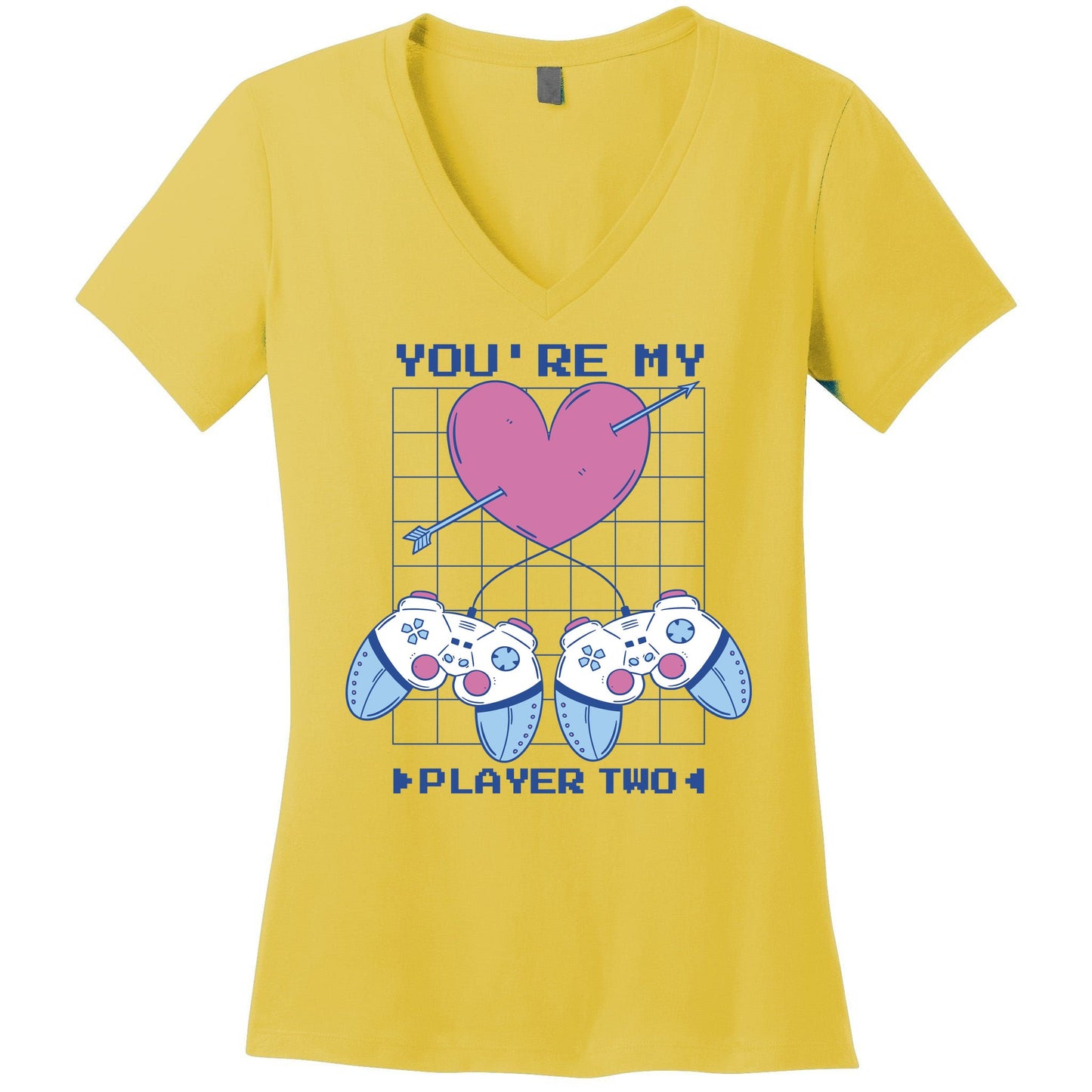 You're My Player Two Gamer Women's V-Neck T-Shirt