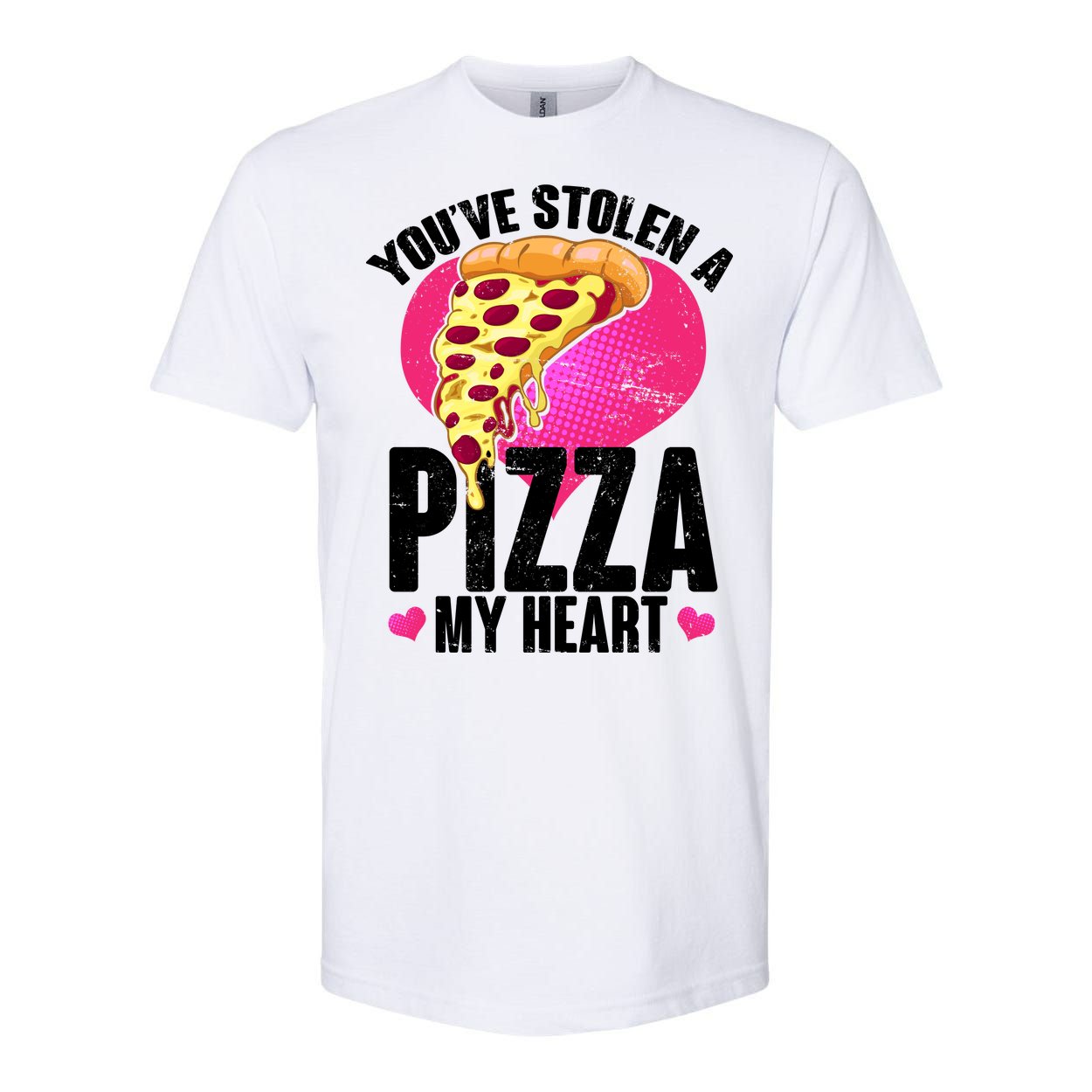 You've Stolen A Pizza My Heart Softstyle CVC T-Shirt