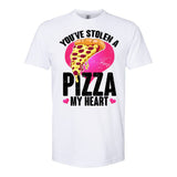 You've Stolen A Pizza My Heart Softstyle CVC T-Shirt