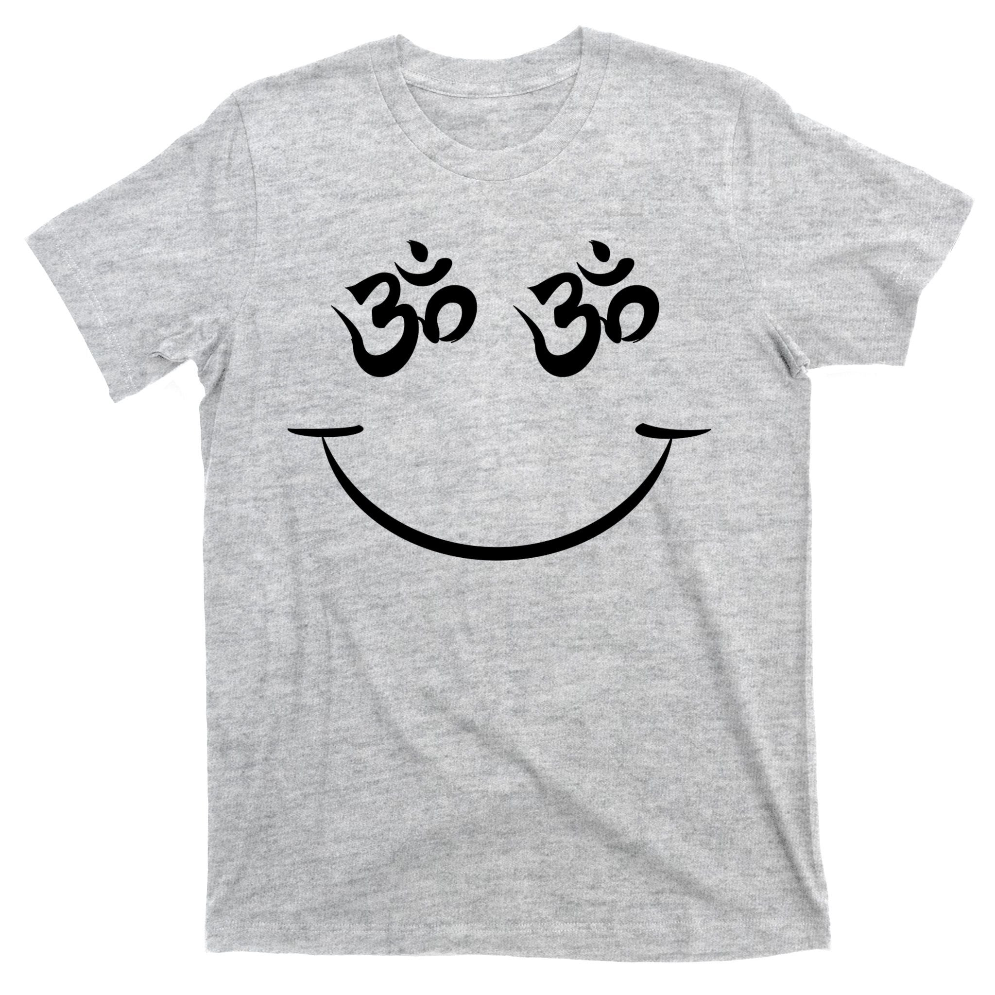 Zen Buddha Buddhist OM AUM Smiley T-Shirt