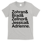 Zohran & Brad & Zellnor & Jessica & Adrienne T-Shirt