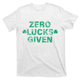 Zero Lucks Given Vintage St Patricks Day T-Shirt