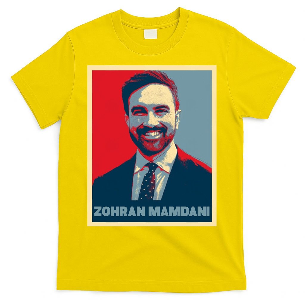 Zohran Mamdani Vintage Poster Design T-Shirt